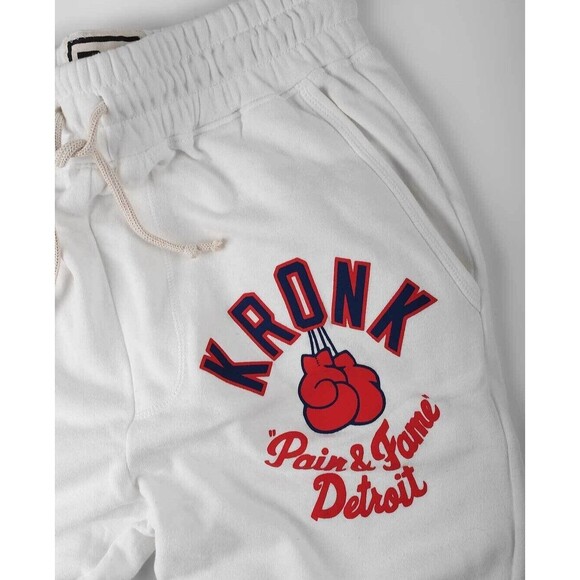 Roots of Fight Kronk Boxing Pain & Fame Detroit Sweatpants Joggers 41-44 NWT 3XL - Picture 2 of 5